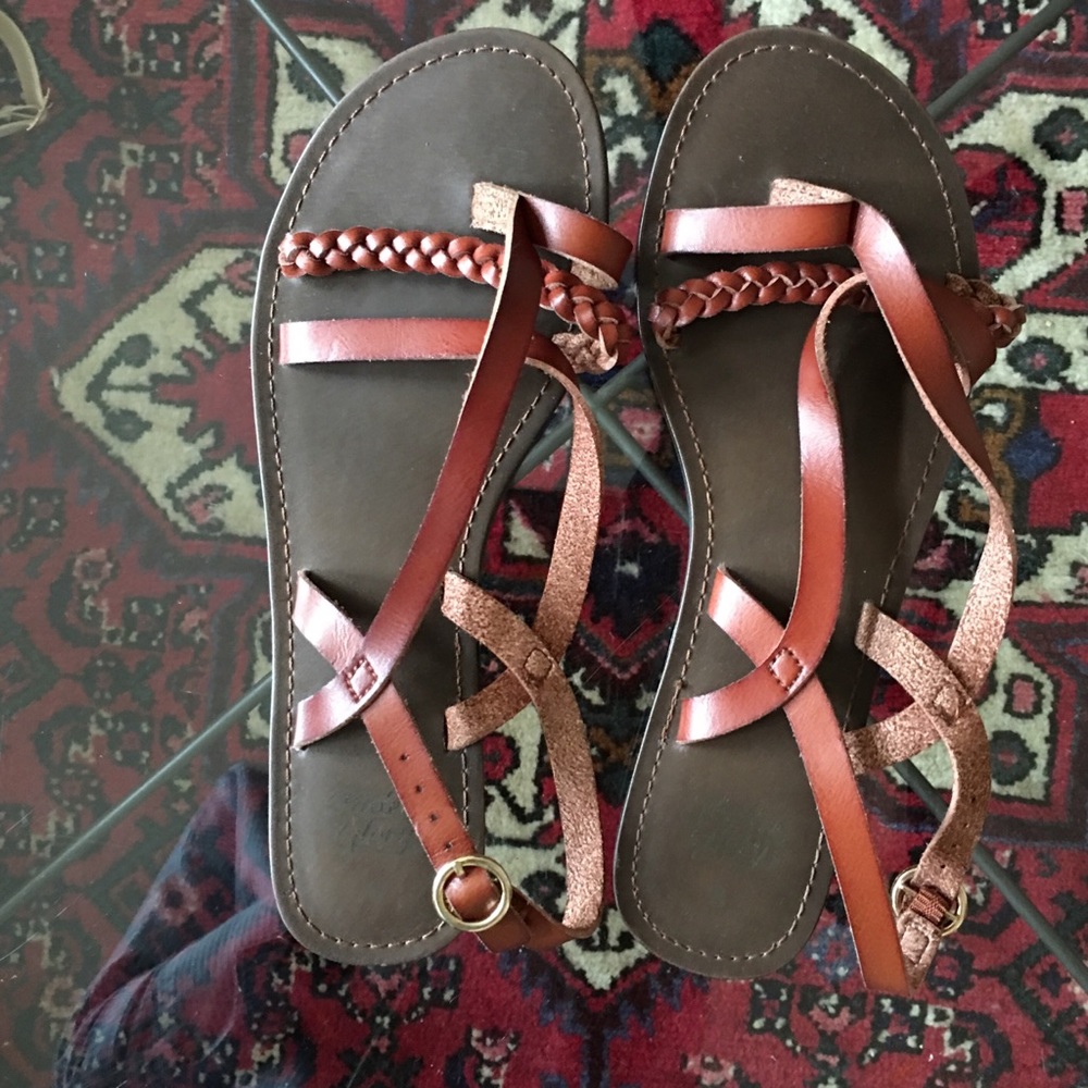 Brown Leather Sandals